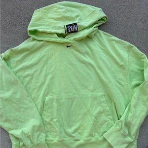 NIKE Neon Lime Hoodie - Lime Green
